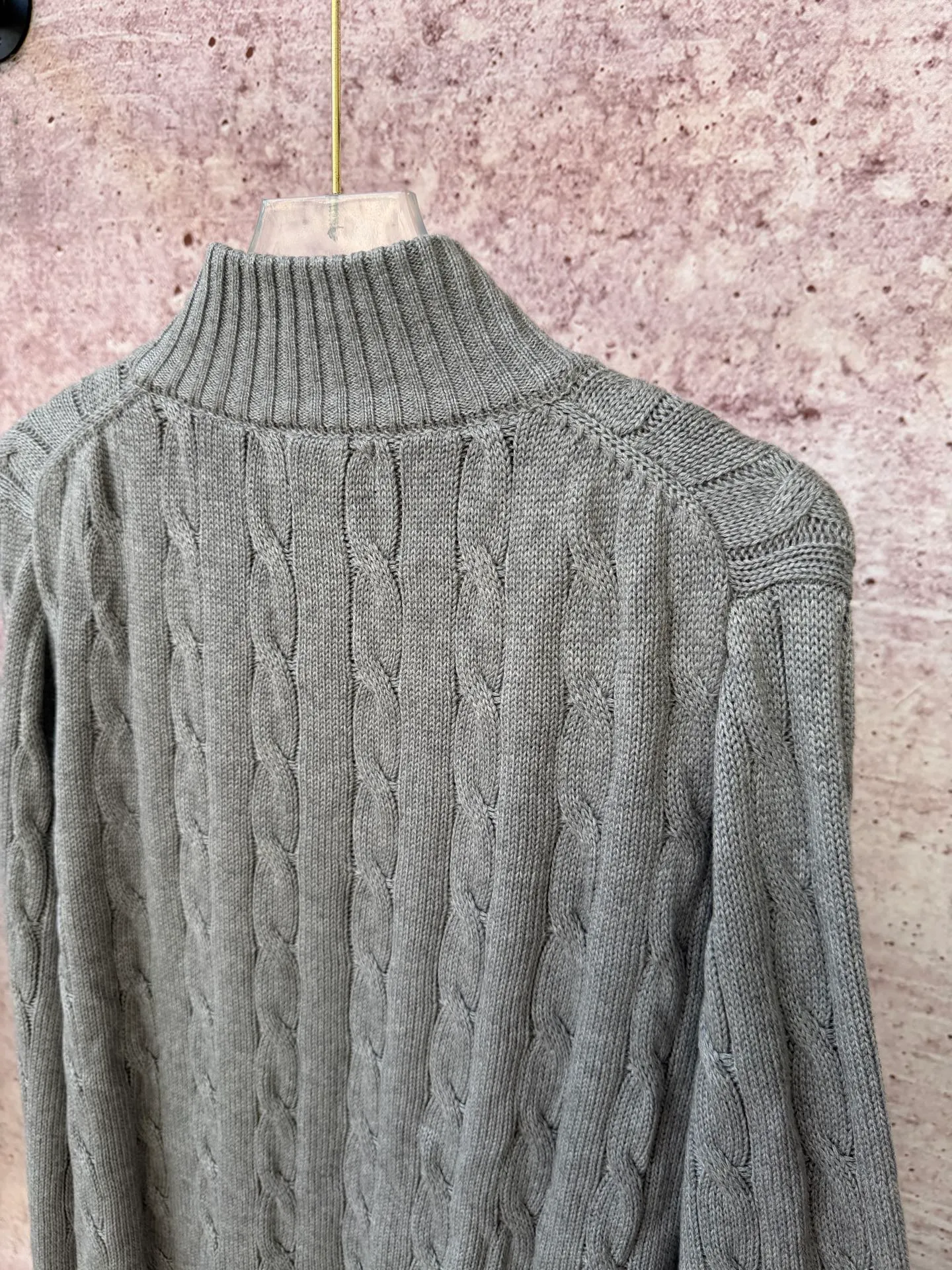P260 Ralph Lauren's new autumn full-zip sweater jacket, the same style for men and women, can be worn as an inner layer or as a jacket, original pure cotton washed yarn, customized hardware accessories, original exquisite pony logo embroidery, fine workmanship, recommended hot product